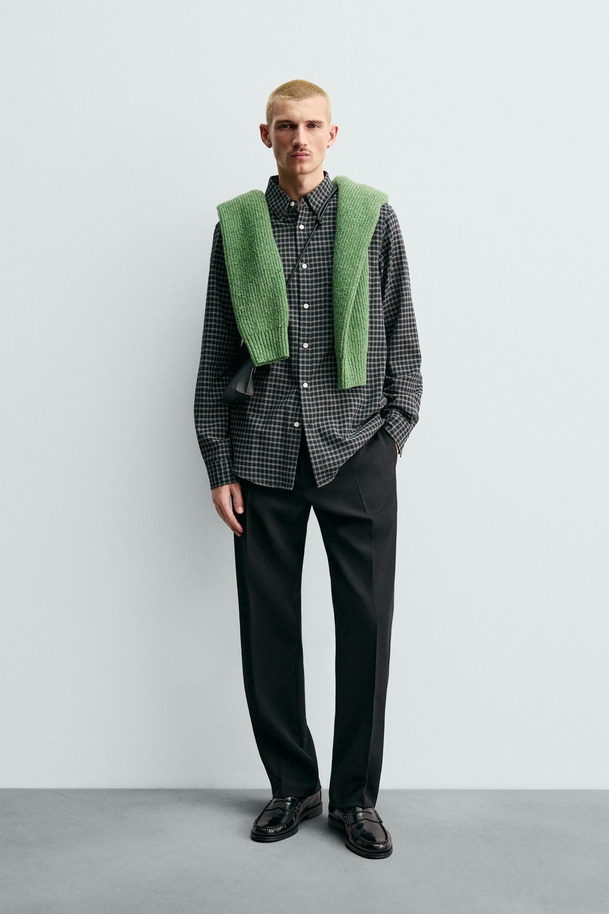 Hemd aus Wollmischgewebe