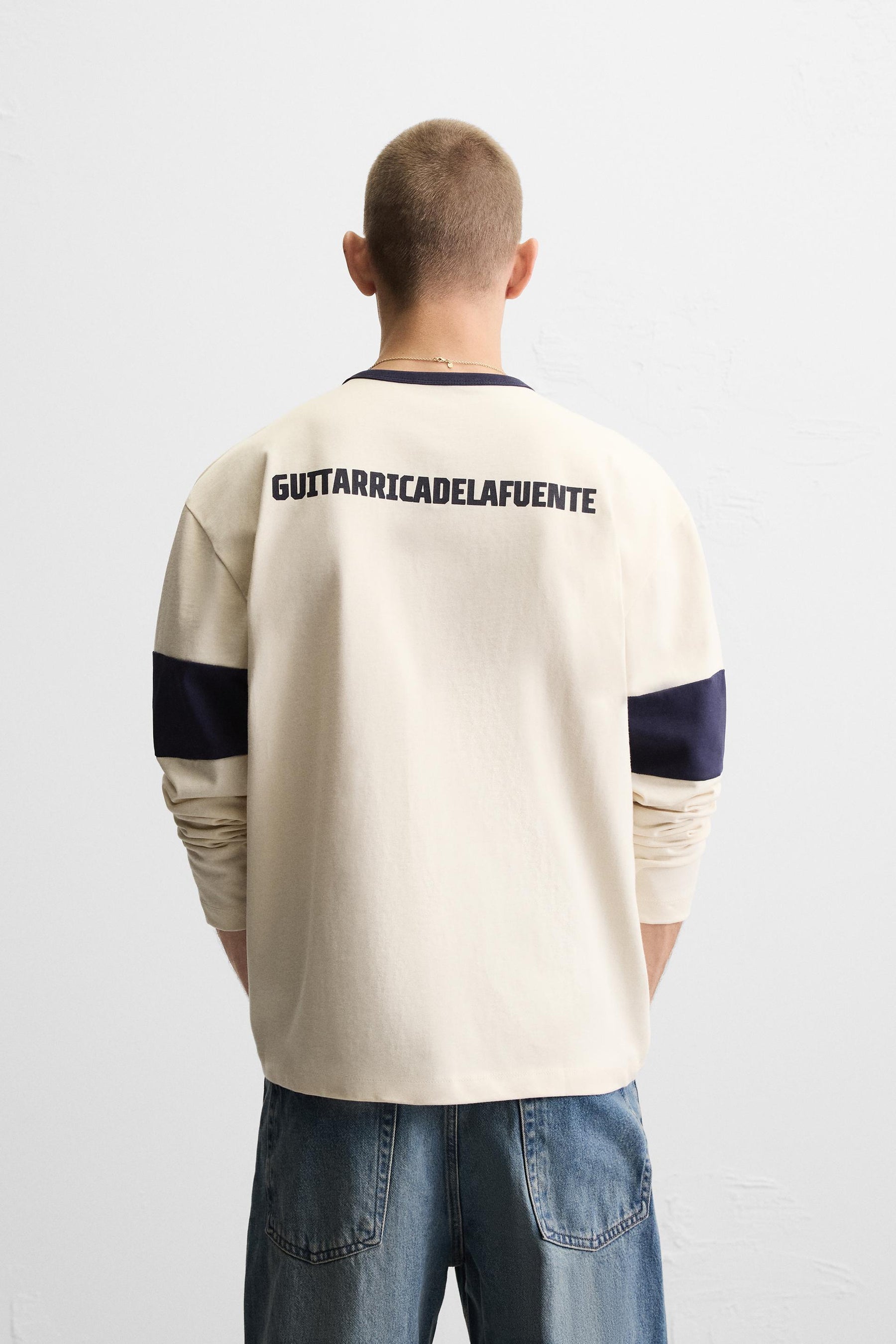 GUITARRICADELAFUENTE SLOGAN PRINT T-SHIRT - Image 3