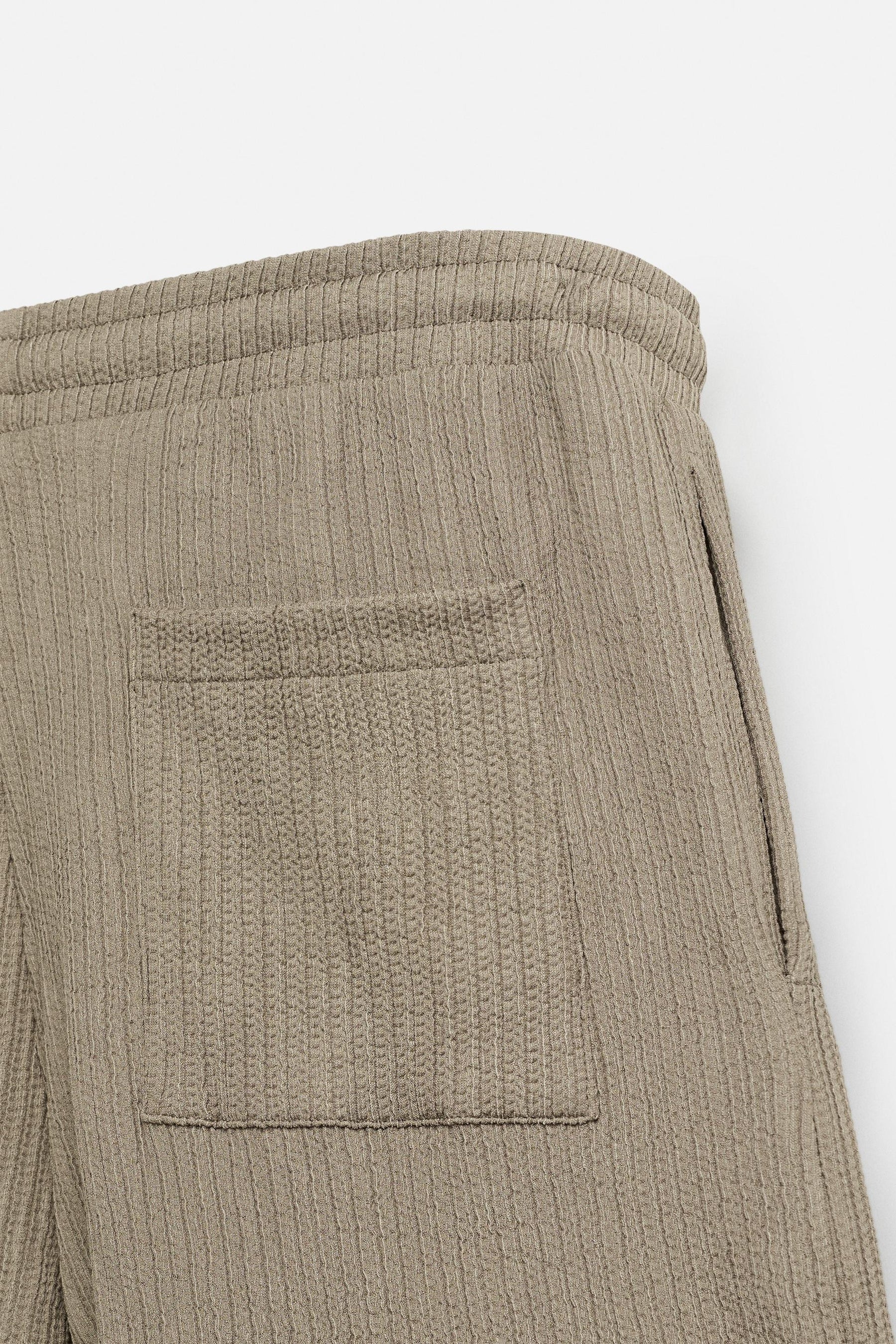IRREGULAR TEXTURED BERMUDA SHORTS - Image 8