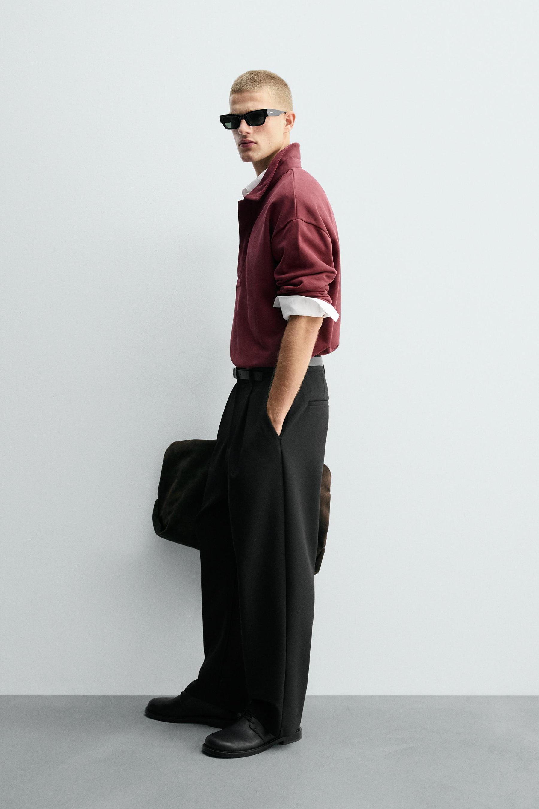 Polohemd im kastenförmigen Schnitt