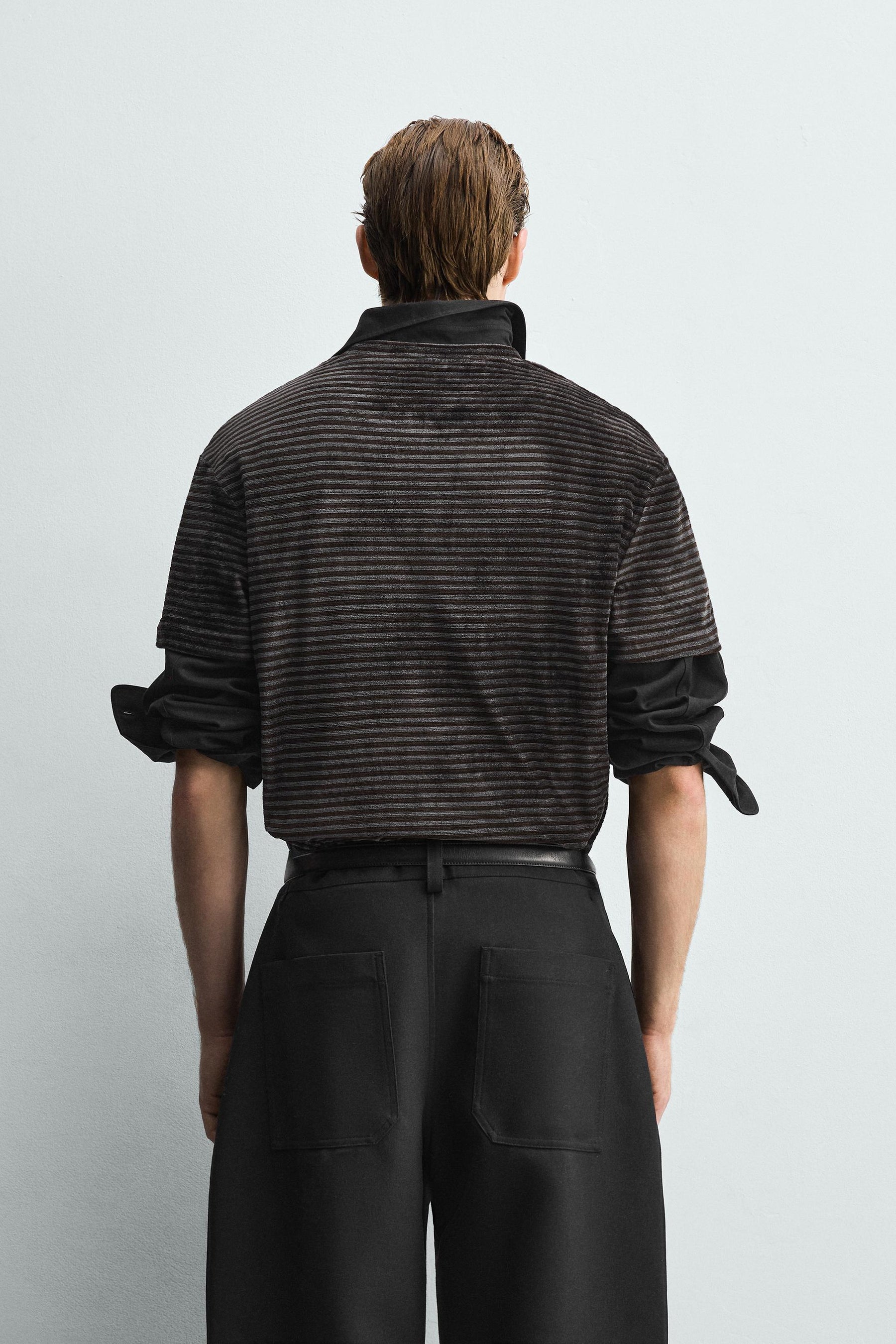 T-Shirt mit Strukturwaschung