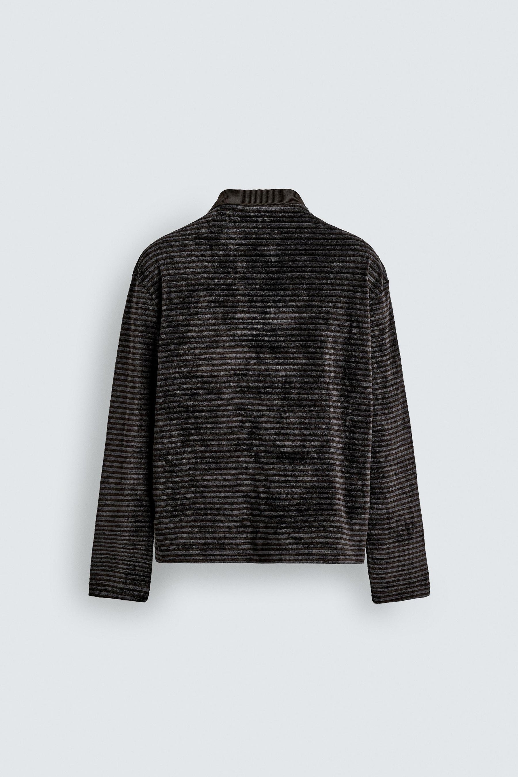 Polohemd mit Strukturwaschung