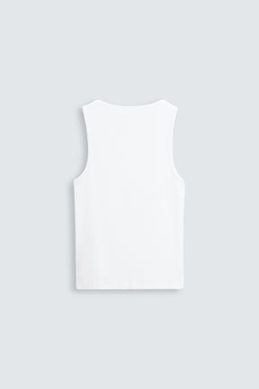BASIC RIBBED TANK TOP - Image 7