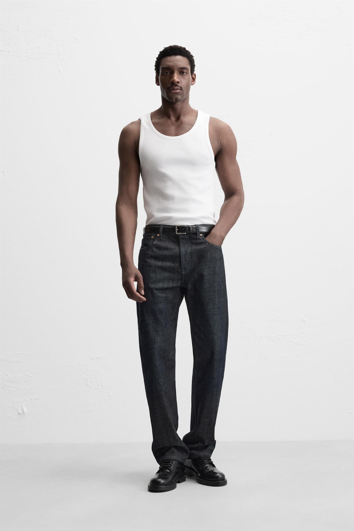 BASIC RIBBED TANK TOP - Image 1