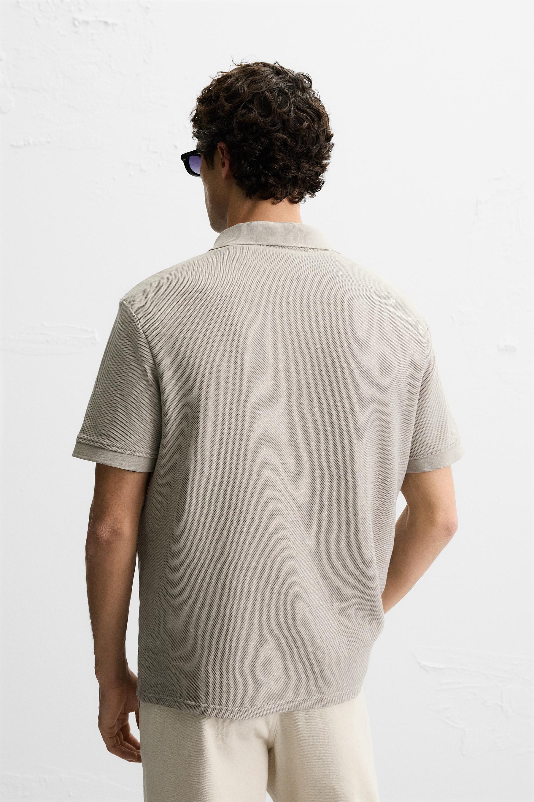 QUARTER-ZIP POLO SHIRT - Image 3