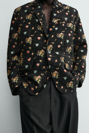 LIMITED EDITION FLORAL JACQUARD BLAZER - Image 6