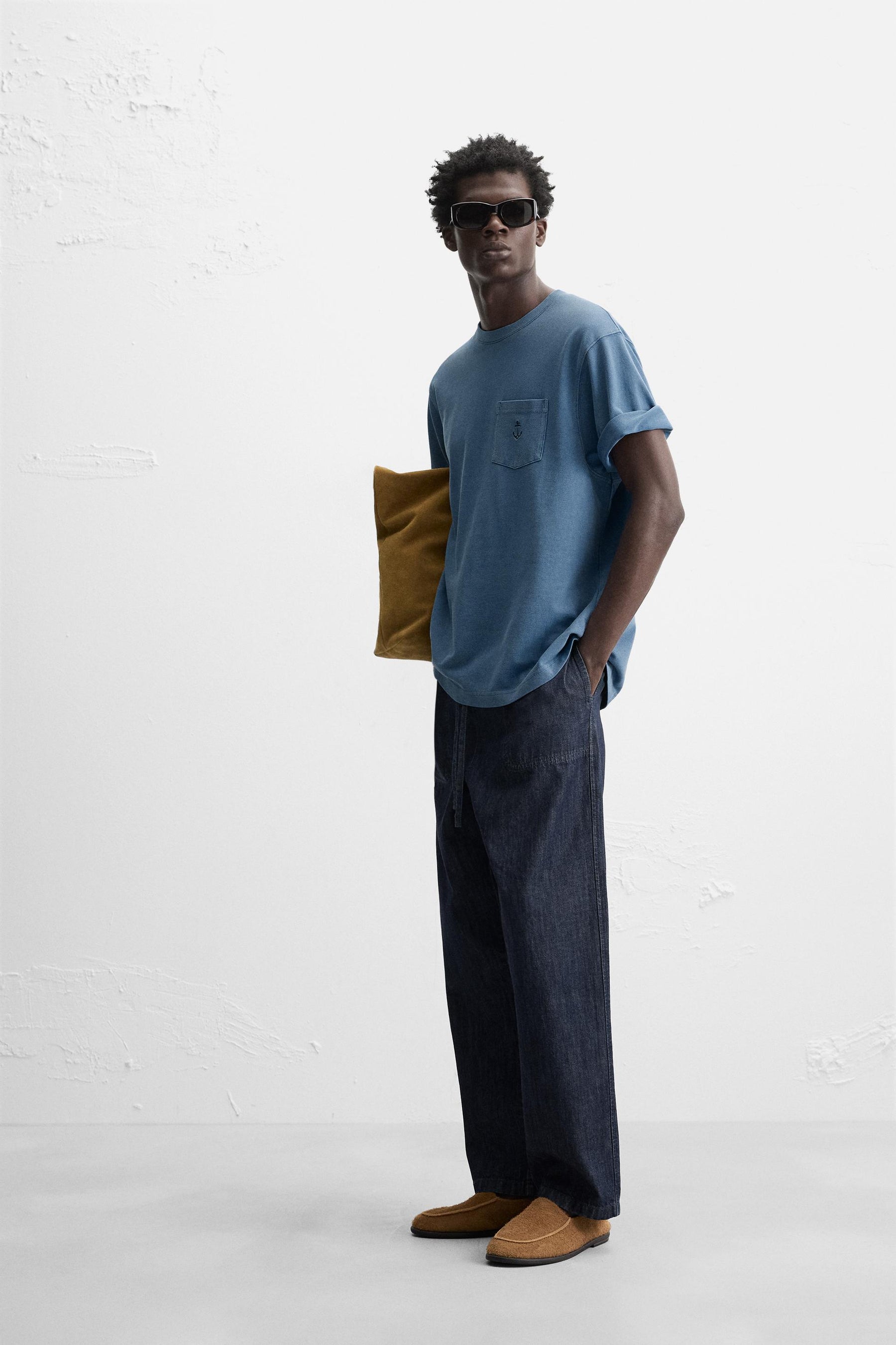 EMBROIDERED PIQUÉ T-SHIRT - Image 4