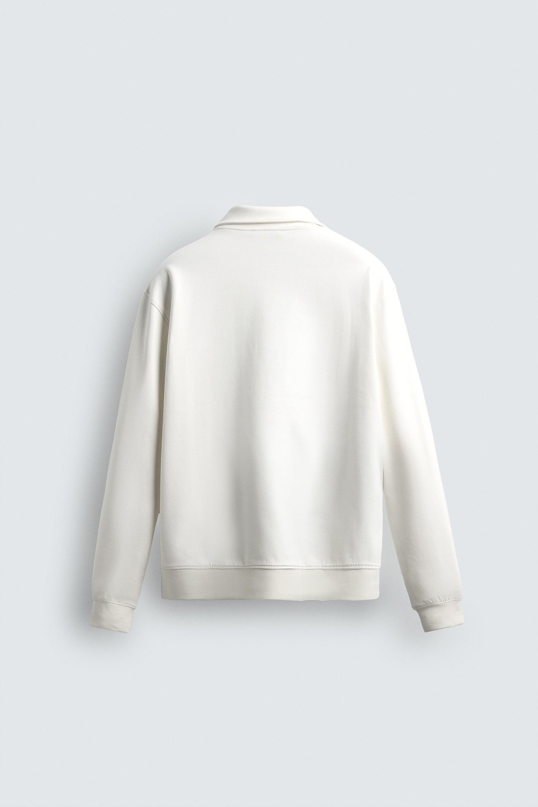 INTERLOCK POLO SWEATSHIRT WITH ZIP - Image 7