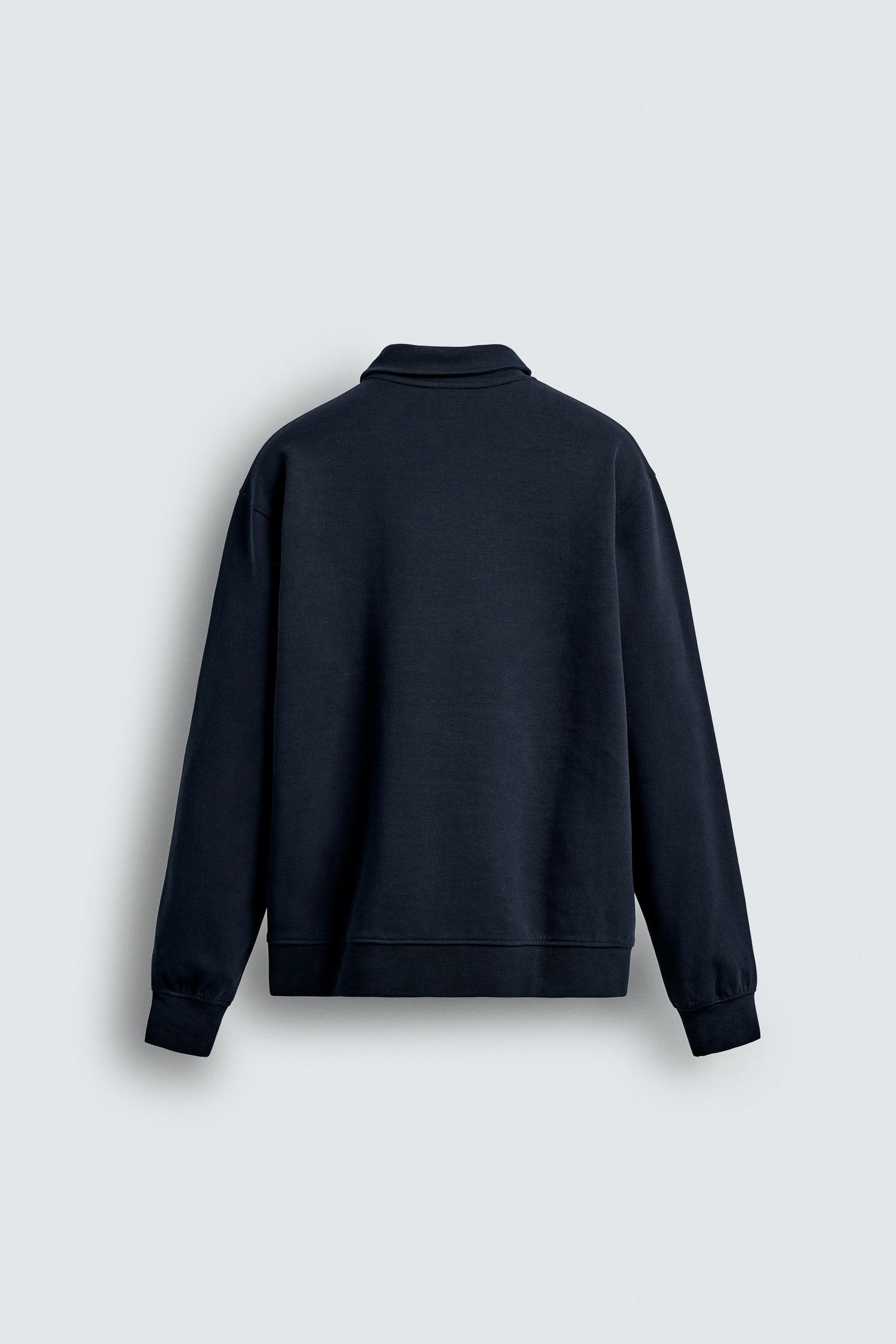 INTERLOCK POLO SWEATSHIRT WITH ZIP - Image 7