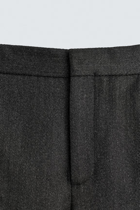 AARON LEVINE X WOOL TWILL SUIT TROUSERS - Image 8
