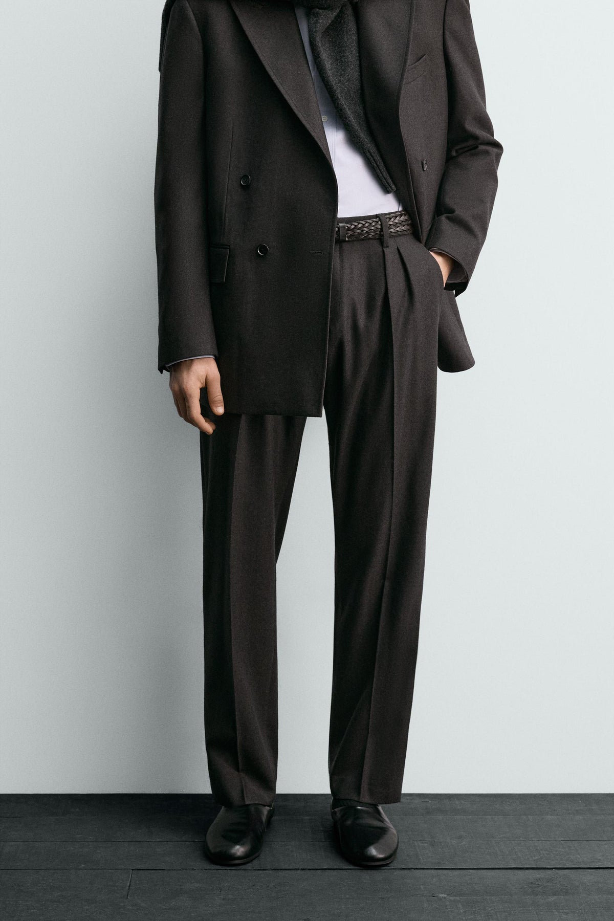AARON LEVINE X WOOL SUIT TROUSERS - Image 2