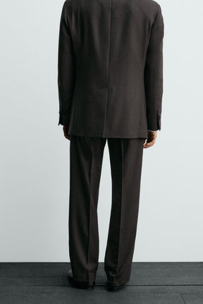 AARON LEVINE X WOOL SUIT TROUSERS - Image 3