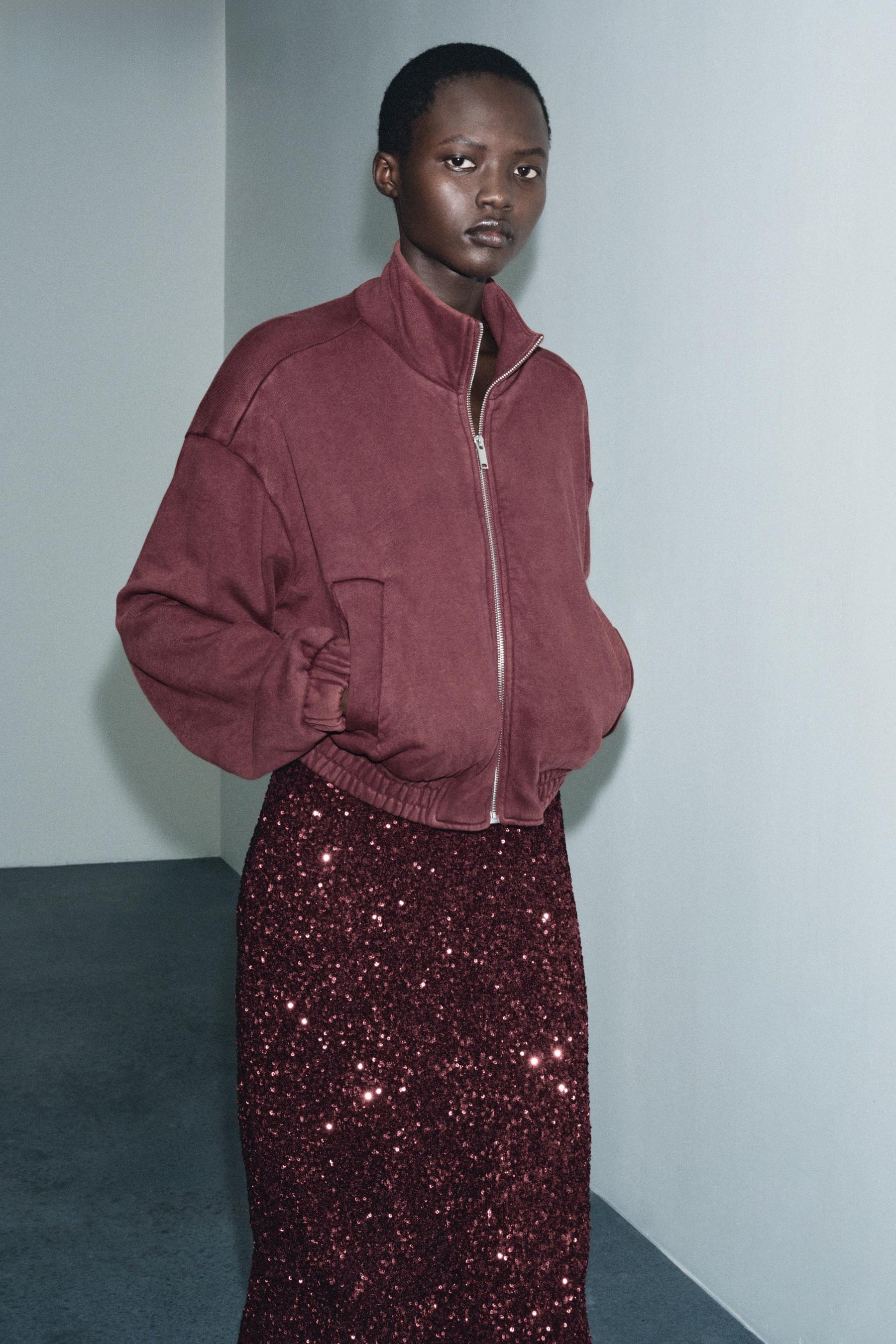 GEWASCHTE FLEECEJACKE