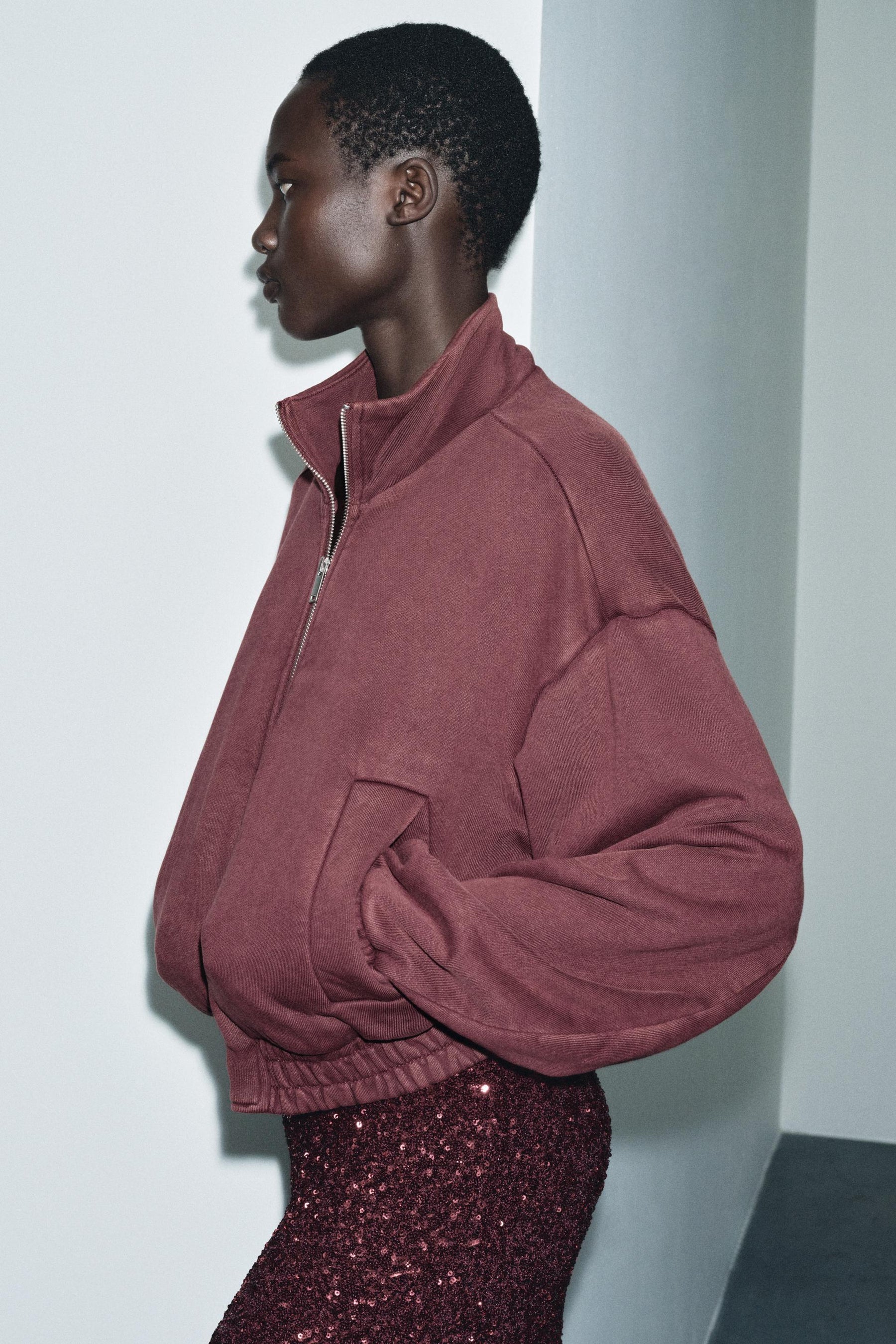 GEWASCHTE FLEECEJACKE