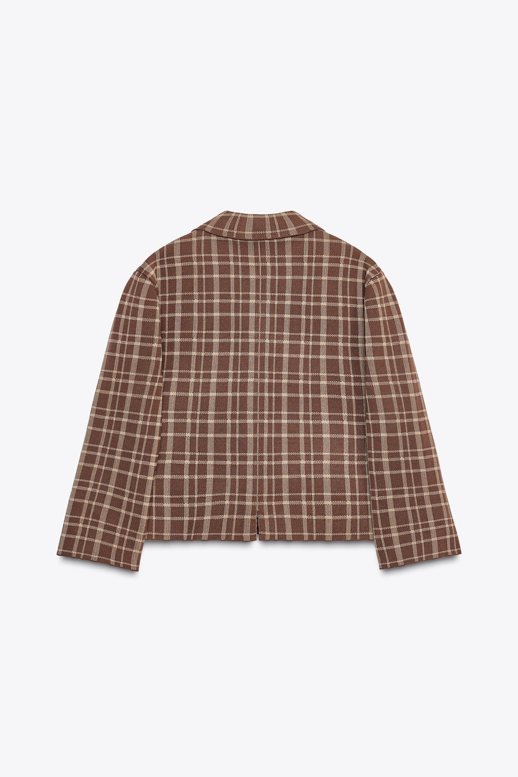 CHECK CARDIGAN - Image 7