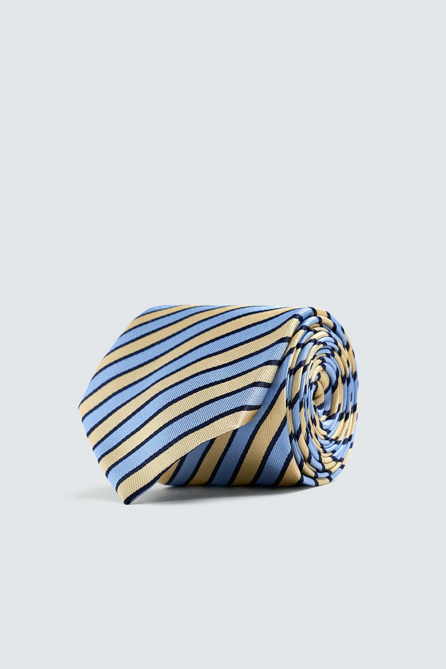100% SILK STRIPED TIE - Image 3