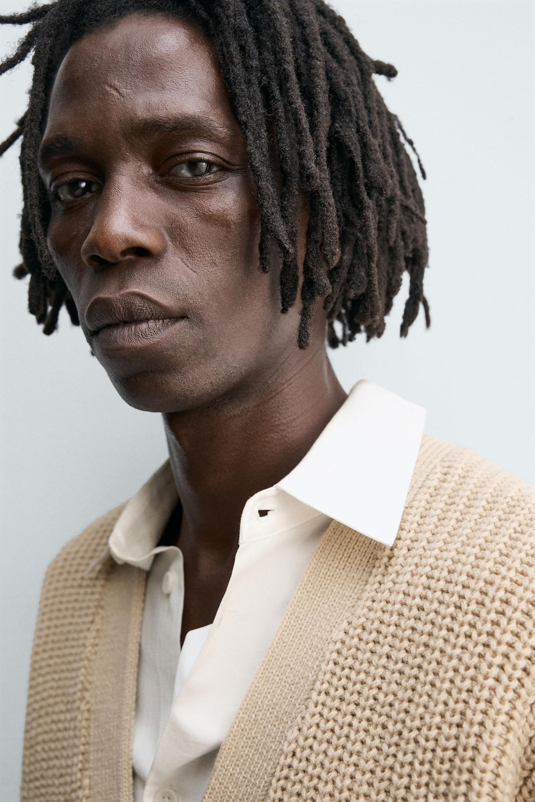 RIBBED TEXTURED CARDIGAN - Image 6