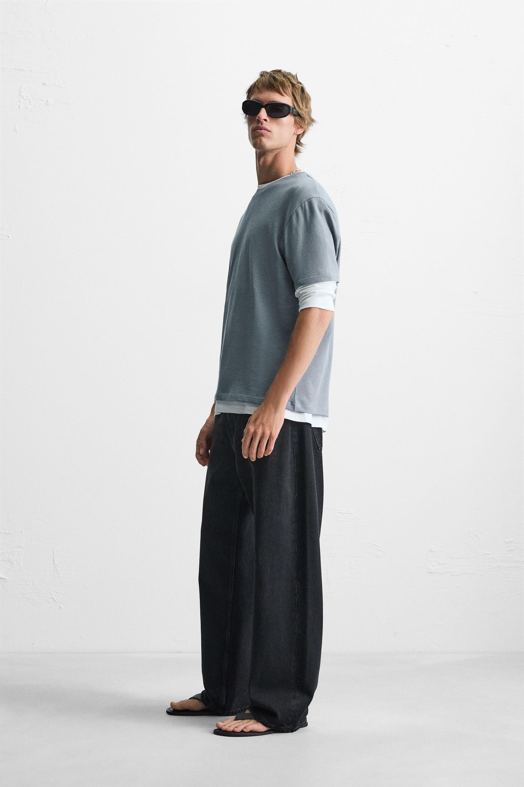 REGULAR FIT KNIT T-SHIRT - Image 4