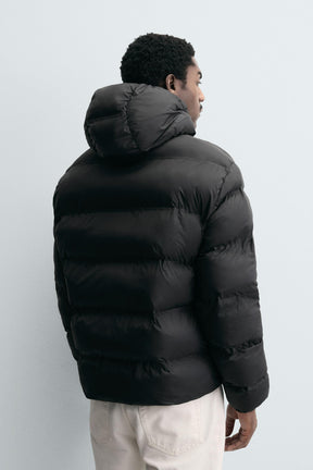 WATER-REPELLENT HOODIE PUFFER JACKET - Image 3