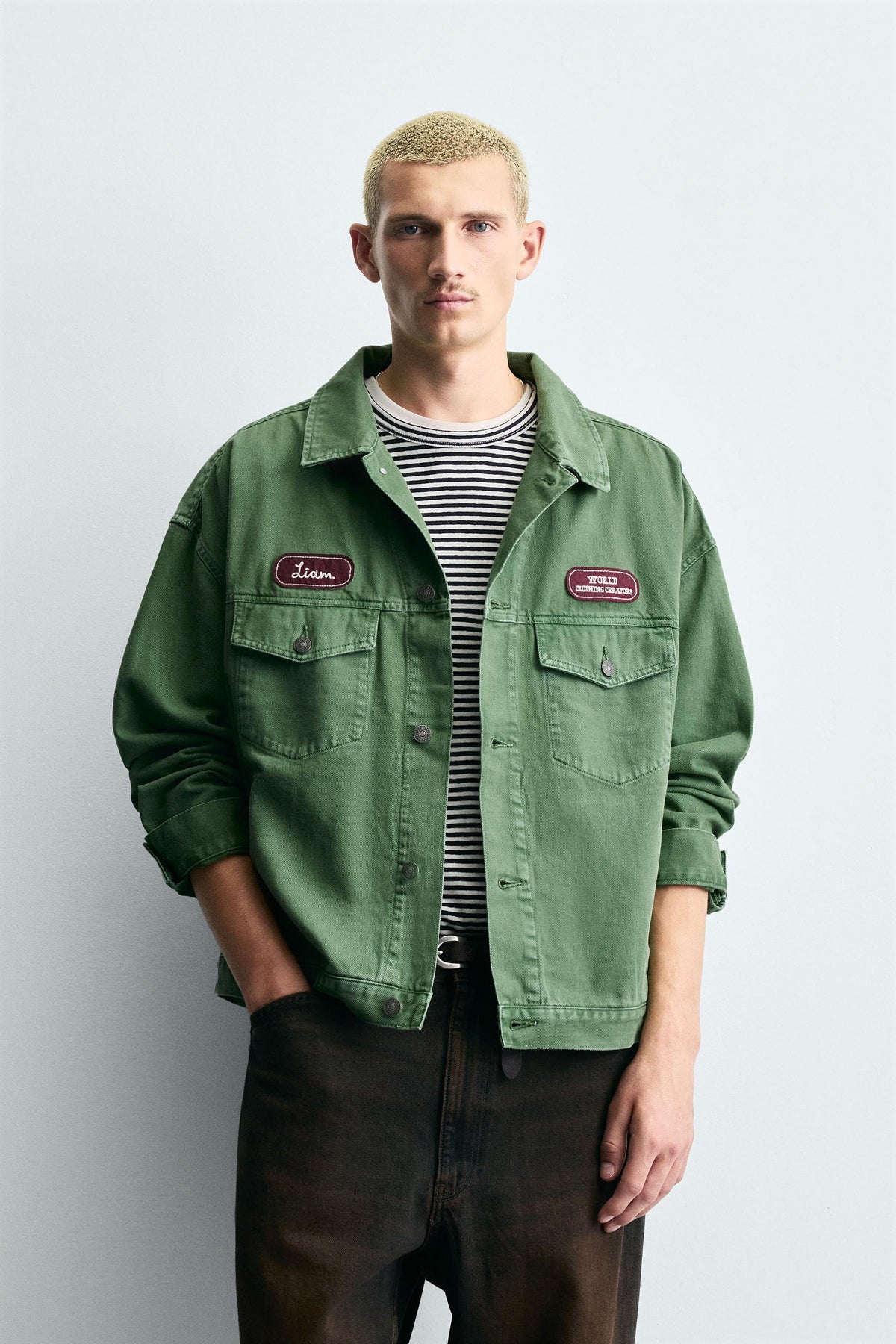 WASHED PATCH JACKET - Image 2