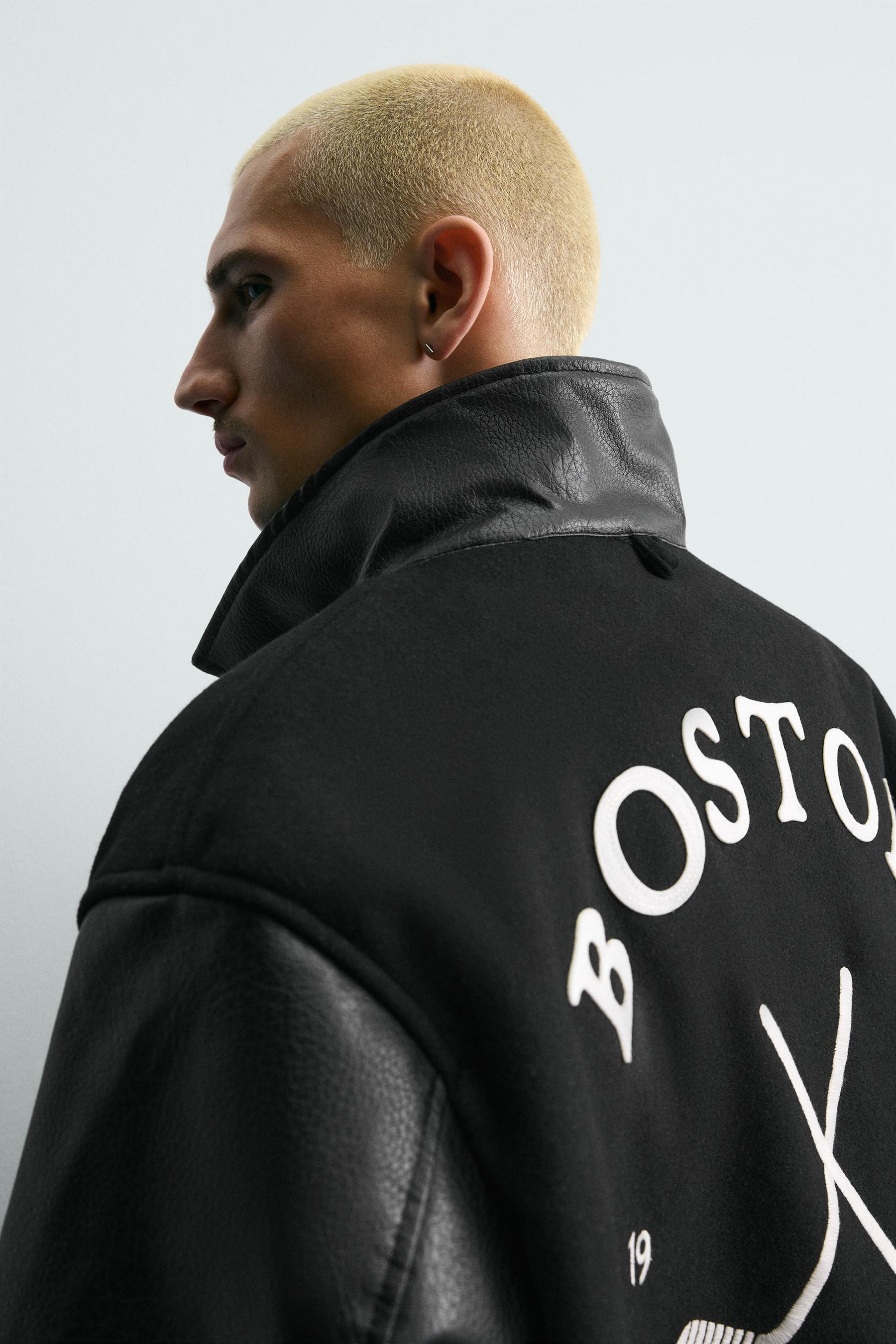 Bestickte Bomberjacke