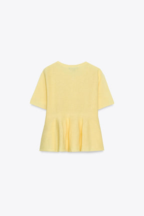 PEPLUM CARDIGAN - Image 4