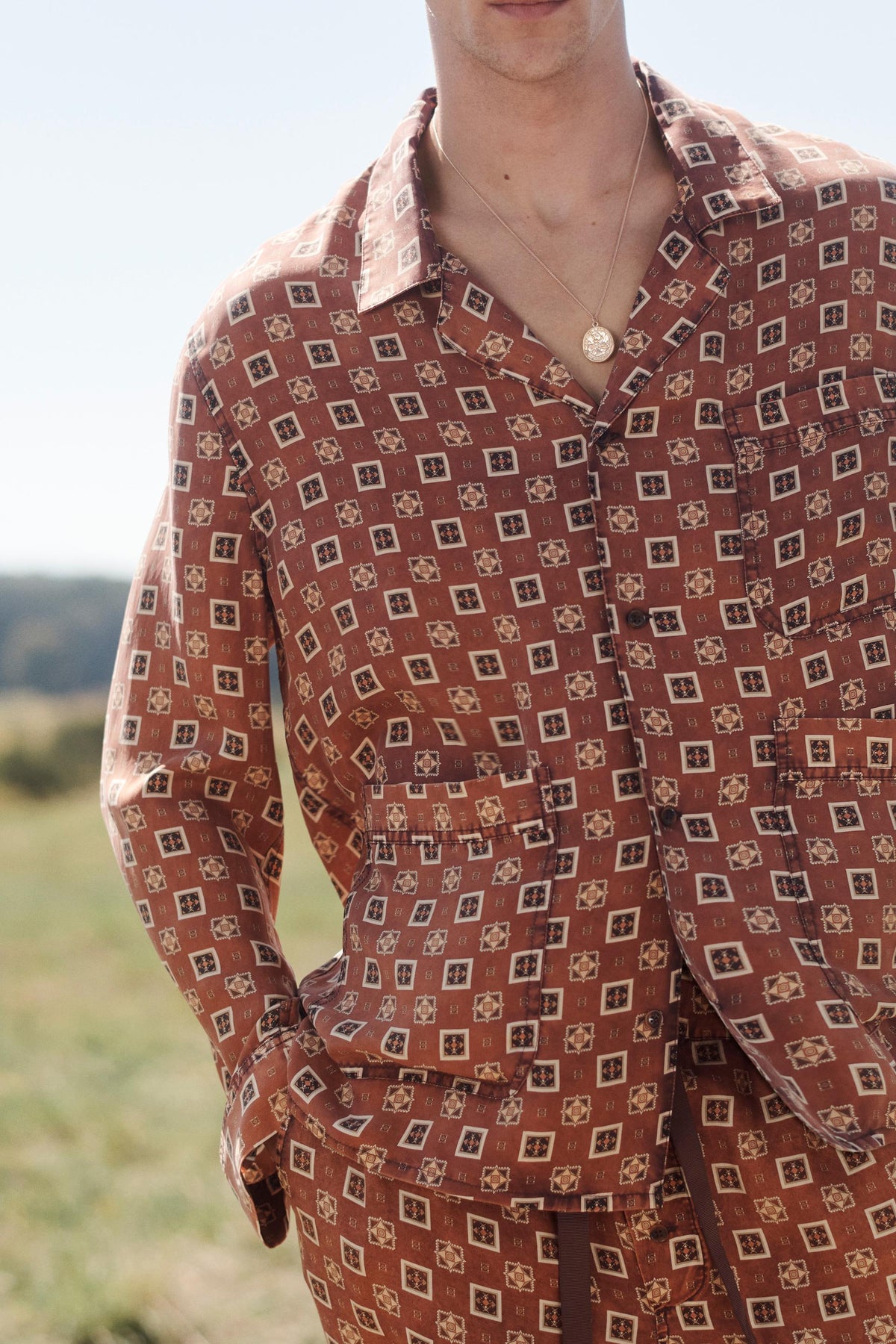 100% SILK PRINTED SHIRT LIMITED EDITION - Image 2