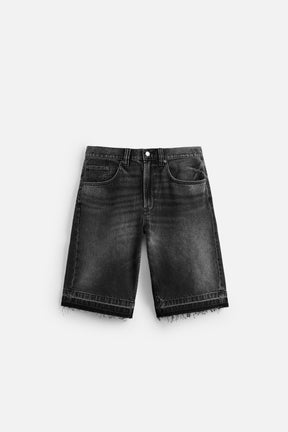 BAGGY FIT DENIM BERMUDA SHORTS - Image 7