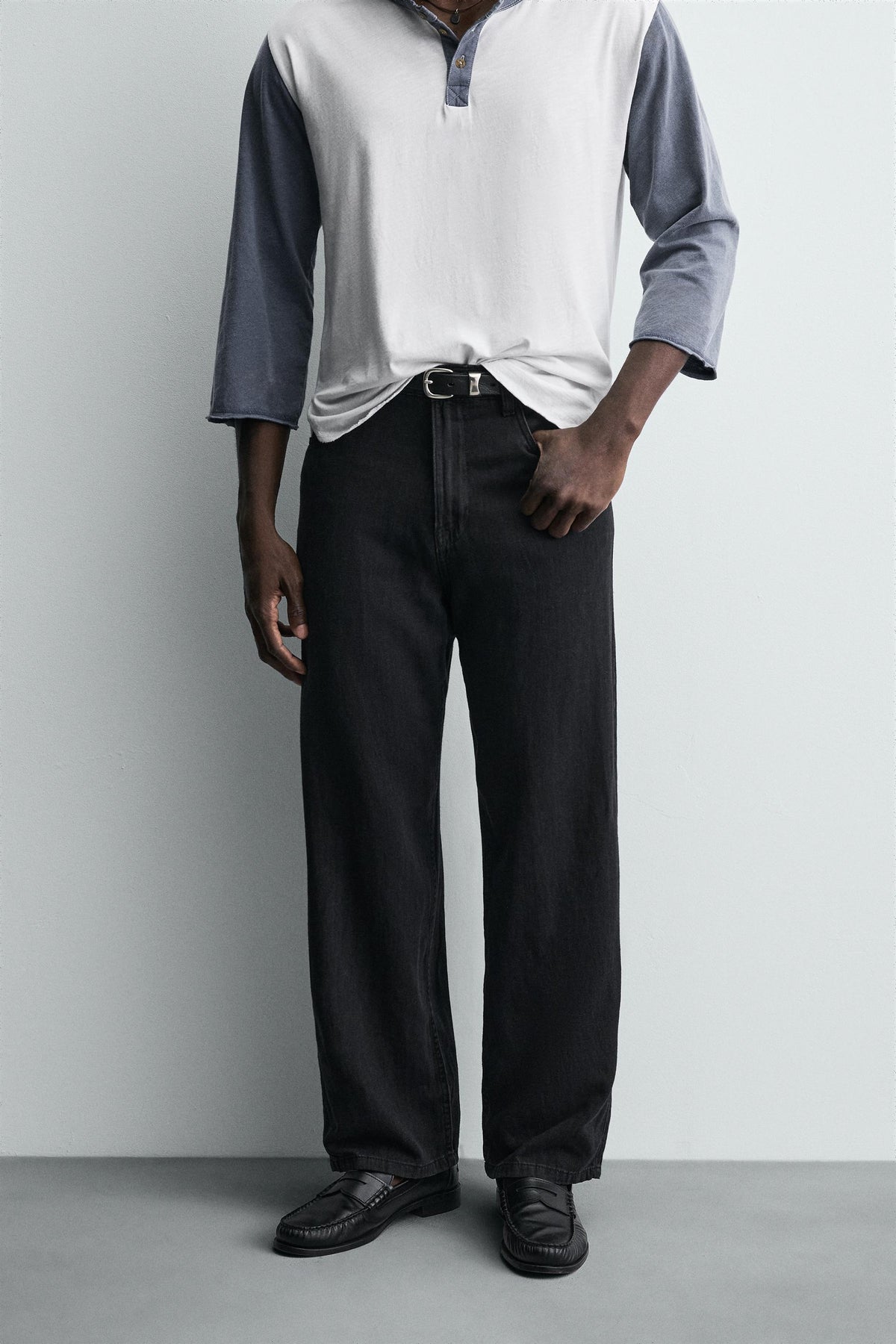 LIGHTWEIGHT LOOSE WIDE-LEG JEANS - Image 2