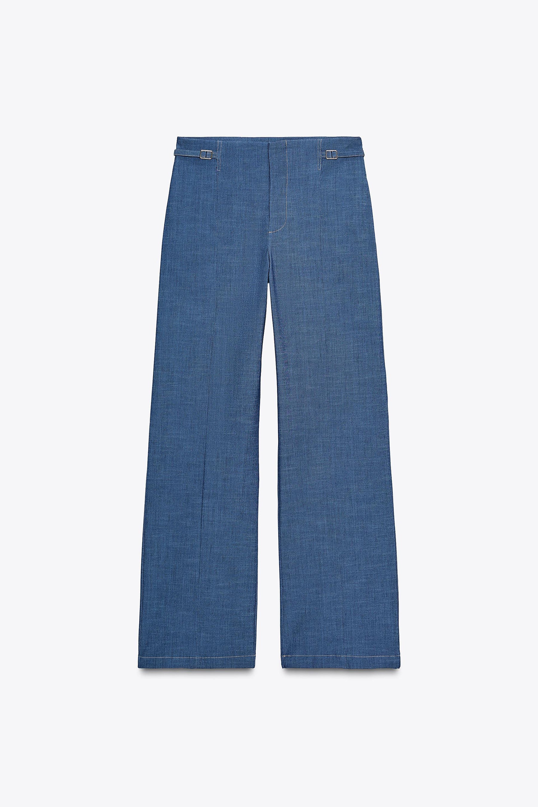 Weite Hose mit Gürtel