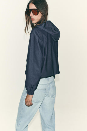 Bomberjacke mit Kapuze