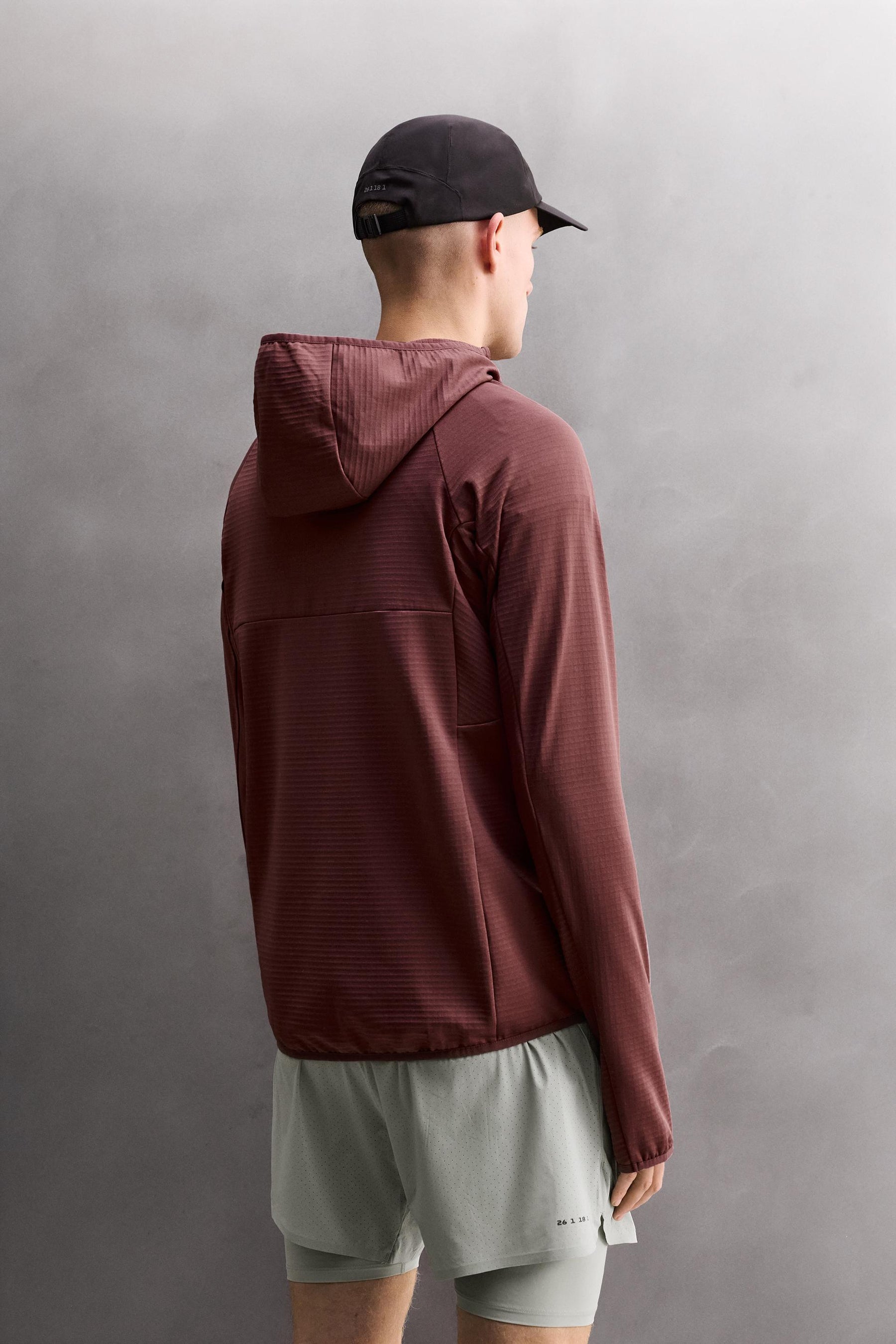 Hybridjacke mit Kapuze