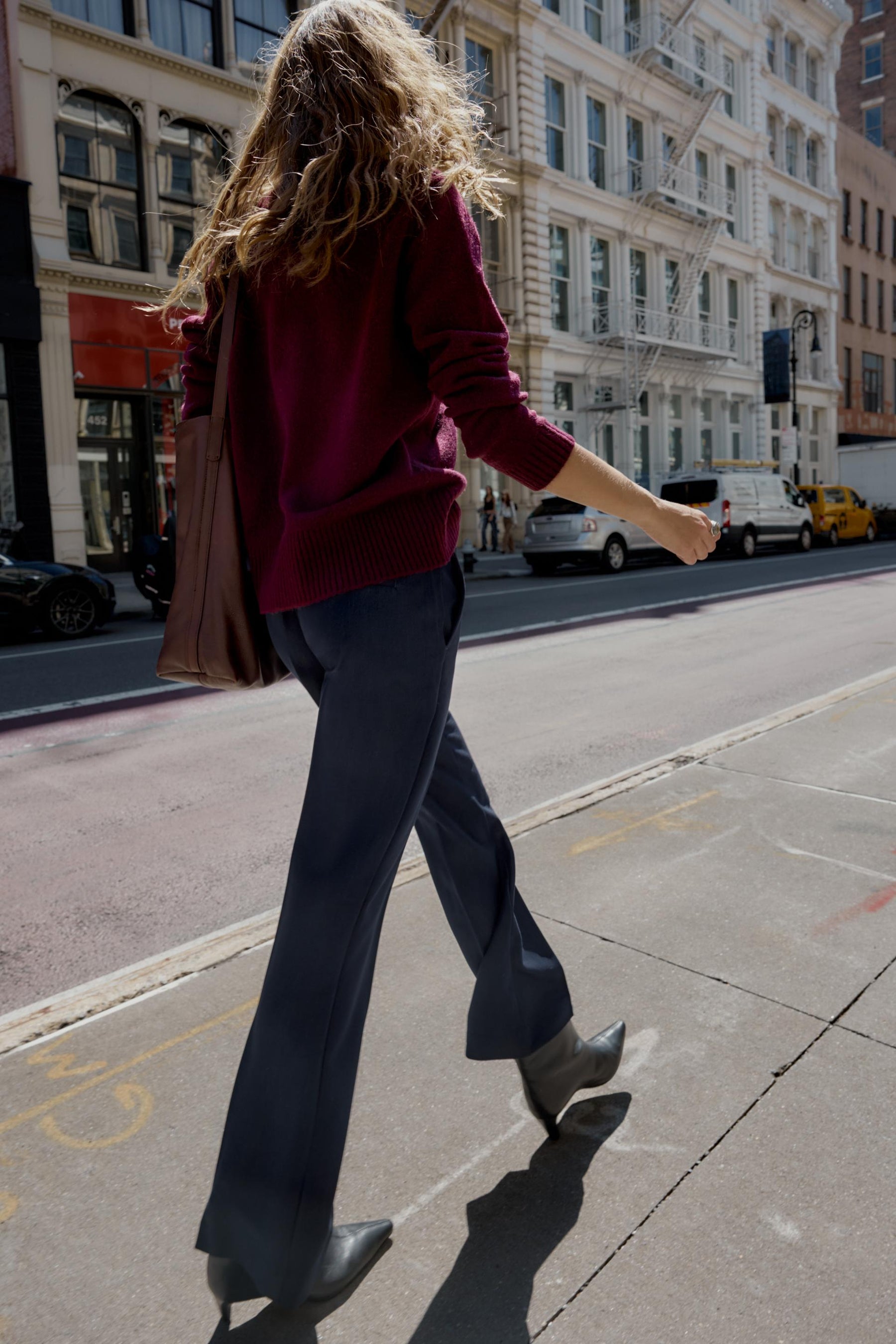 Hose mit geradem Bein