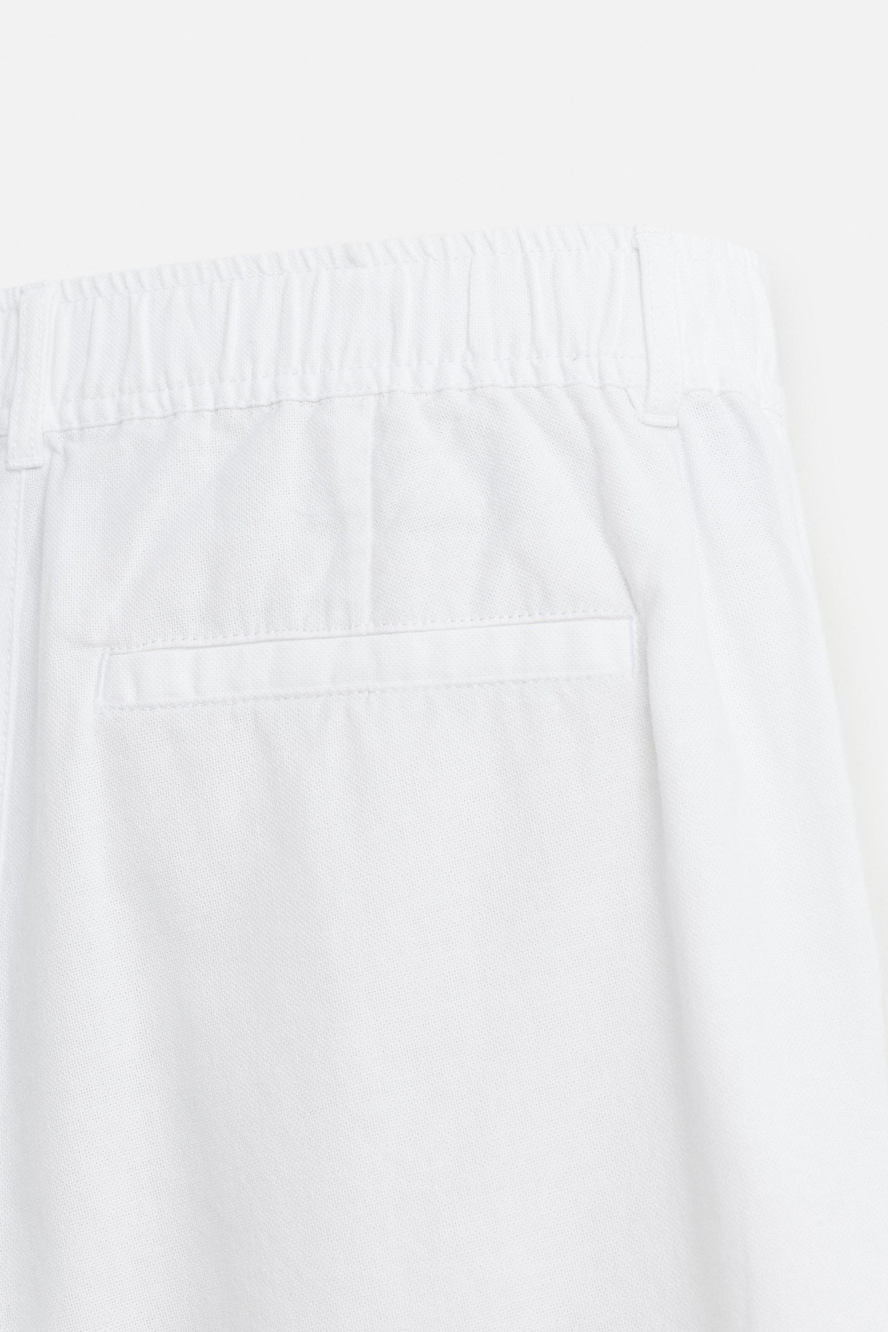 COTTON/LINEN BERMUDA SHORTS - Image 9