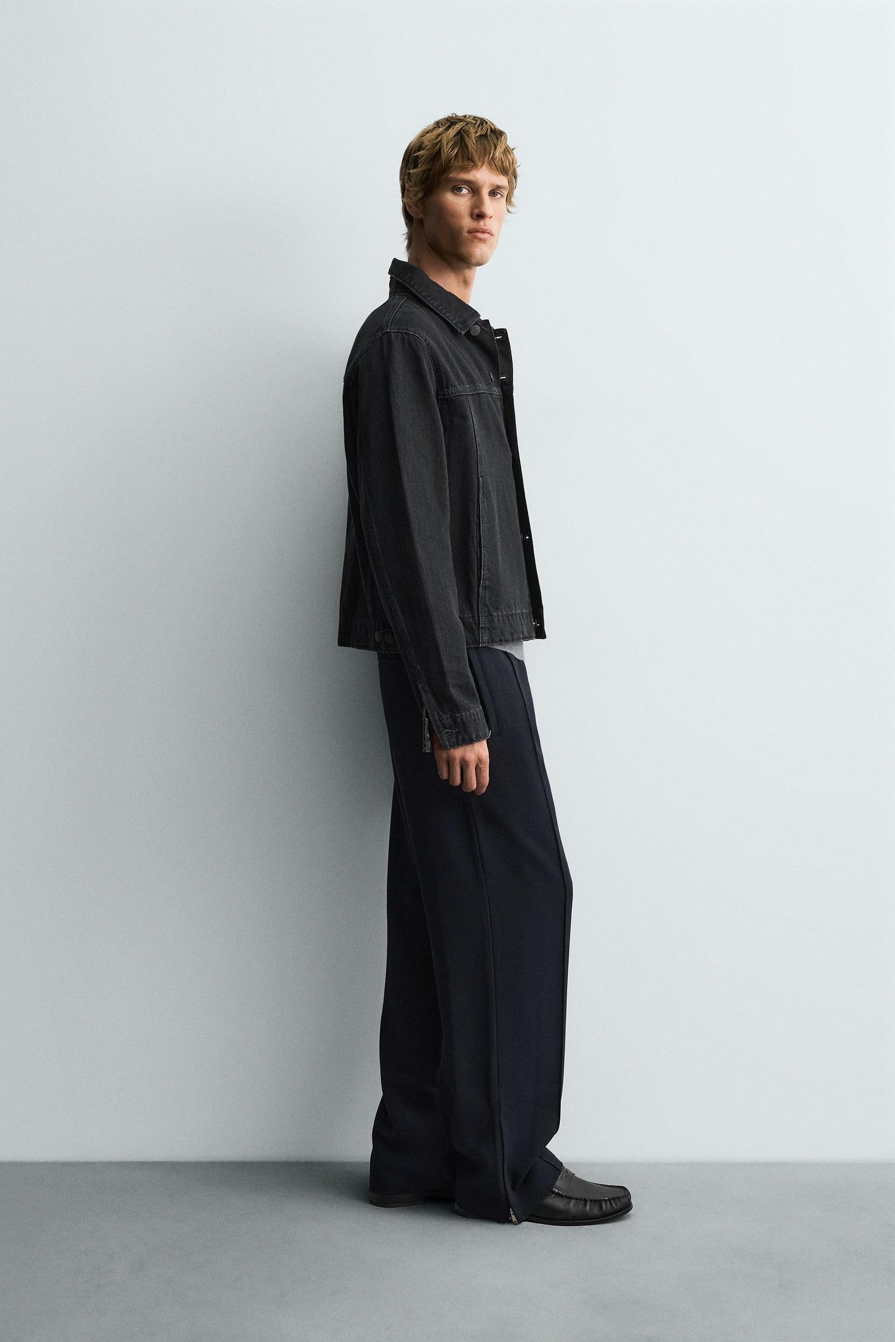 FLOWING TROUSERS WITH ZIPS - Image 4