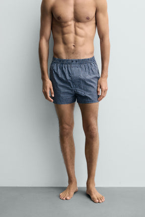 LIMITED EDITION CHECKED POPLIN BOXERS - Image 2
