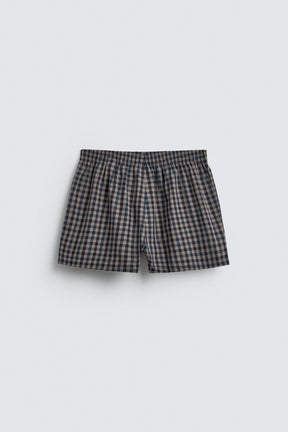 LIMITED EDITION CHECK POPLIN BOXERS - Image 5