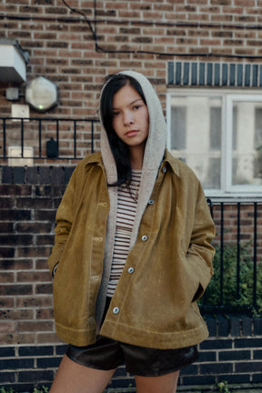 Gewachste Cape-Jacke