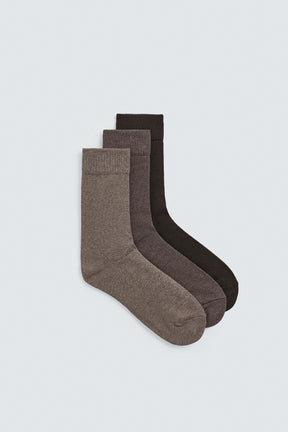Dreierpack strukturierte Socken