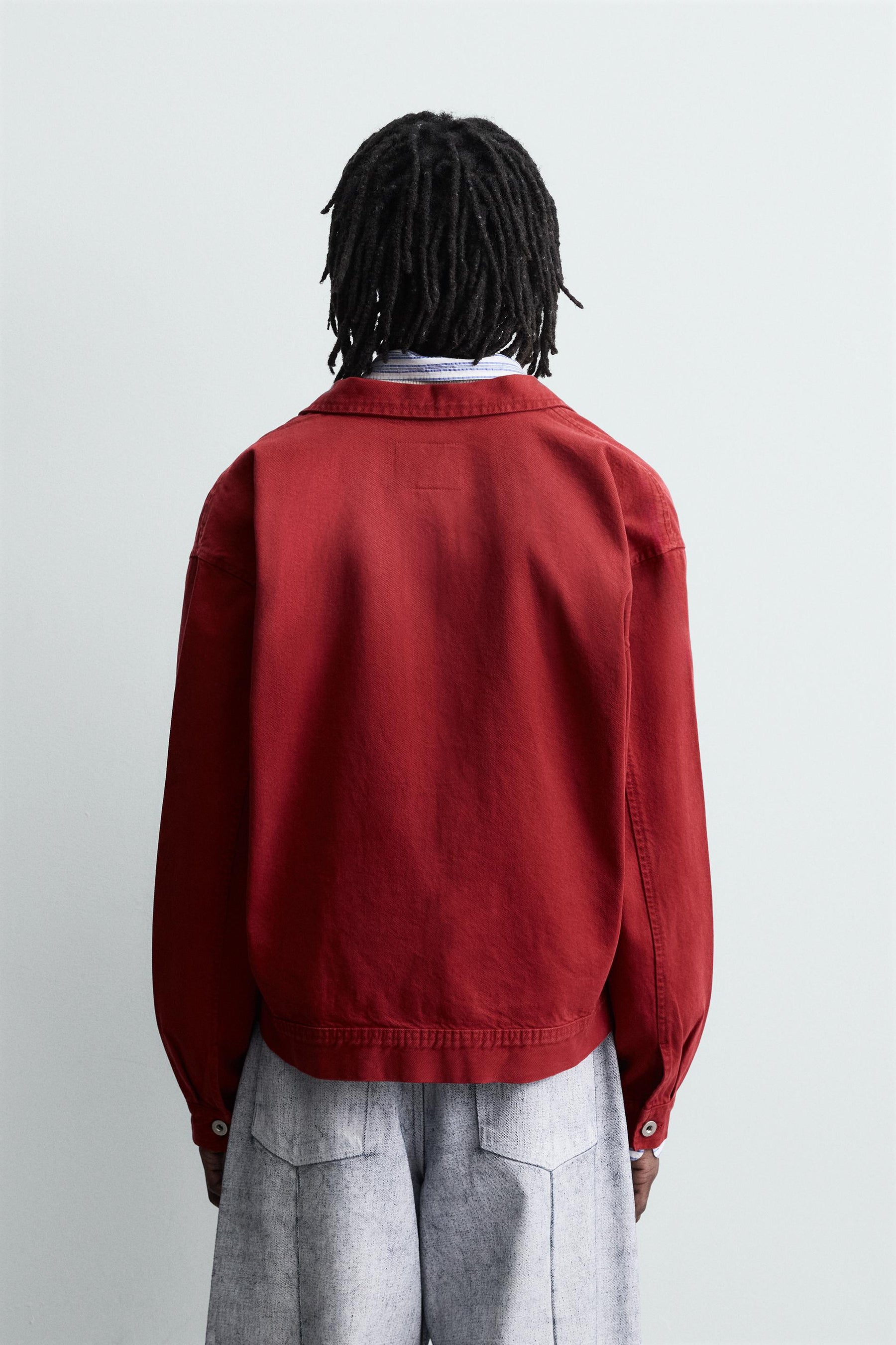 RELAXED FIT DENIM JACKET - Image 3