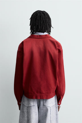 RELAXED FIT DENIM JACKET - Image 3