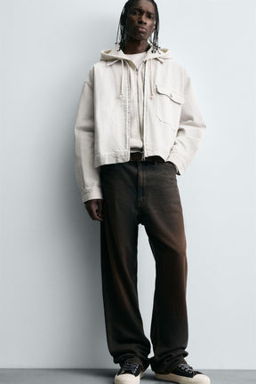 RELAXED FIT DENIM JACKET - Image 5