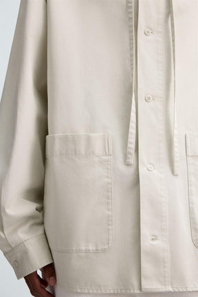 HOODED OVERSIZE FIT OVERSHIRT - Image 7