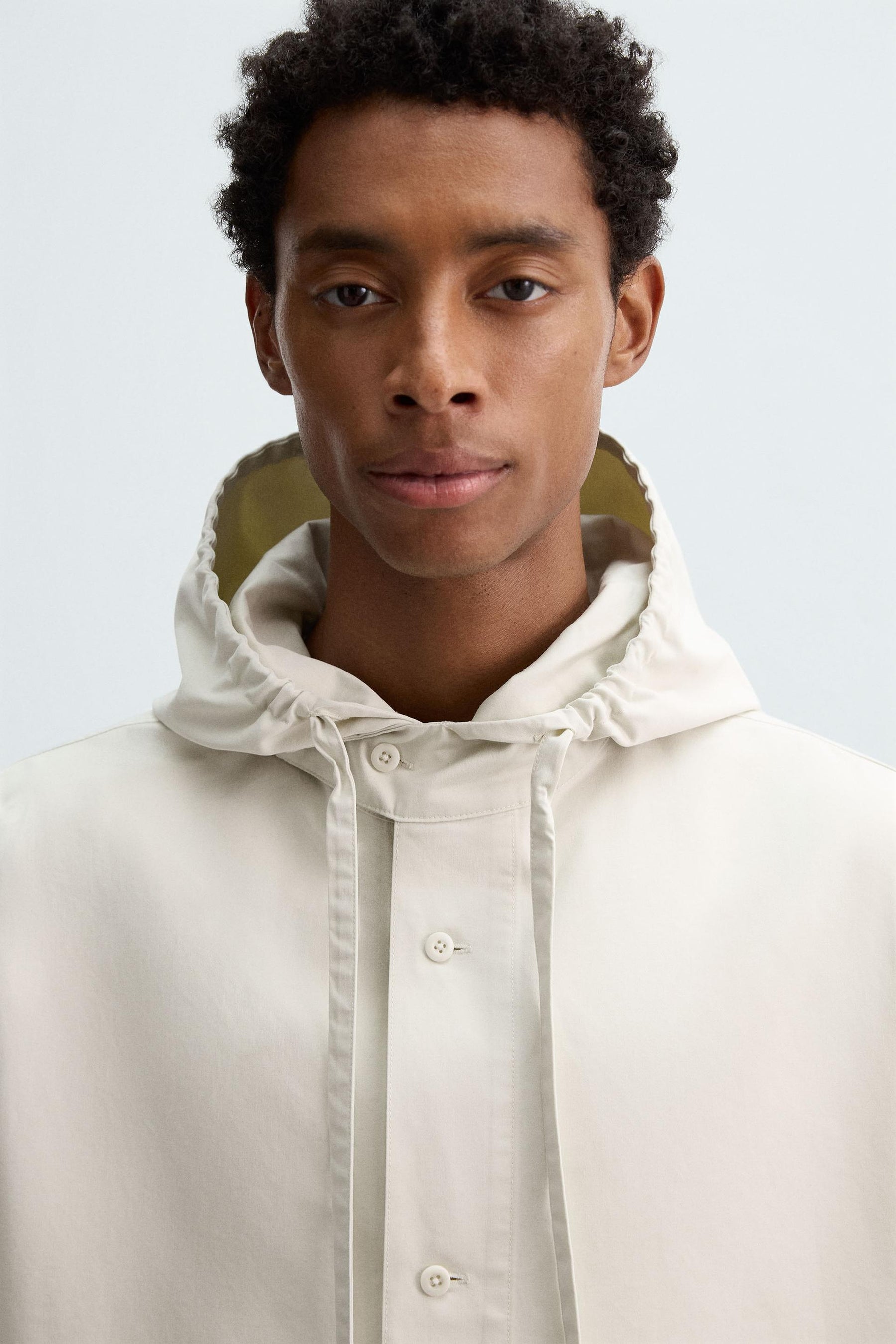 HOODED OVERSIZE FIT OVERSHIRT - Image 8