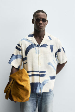 ABSTRACT PRINT SHIRT - Image 2