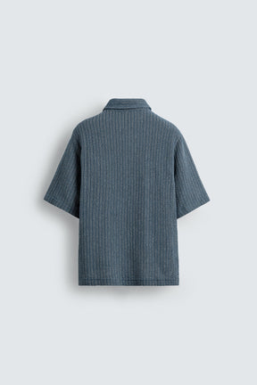TEXTURED POLO SHIRT - Image 7