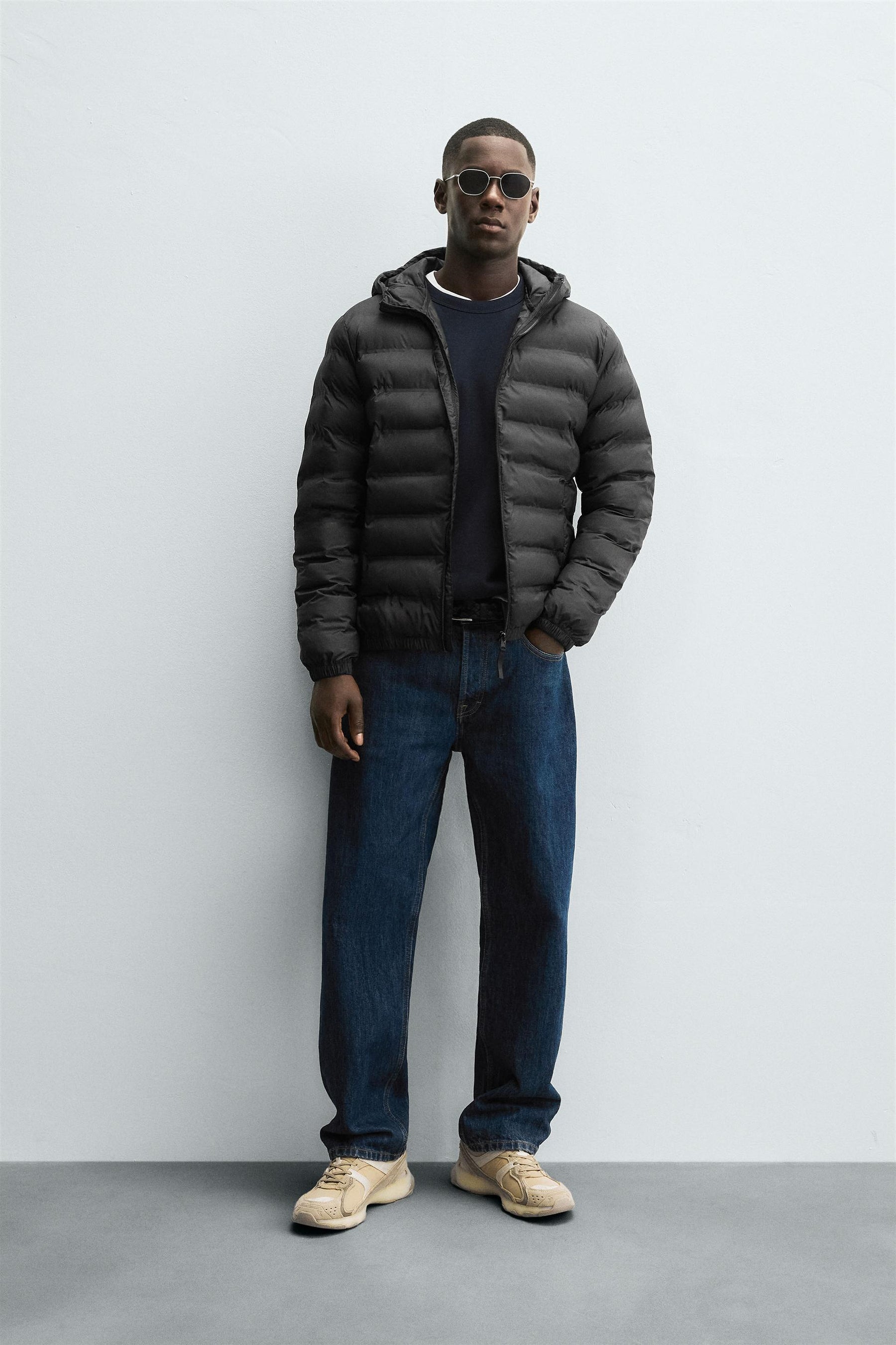WATER-REPELLENT LIGHTWEIGHT PUFFER JACKET - Image 1