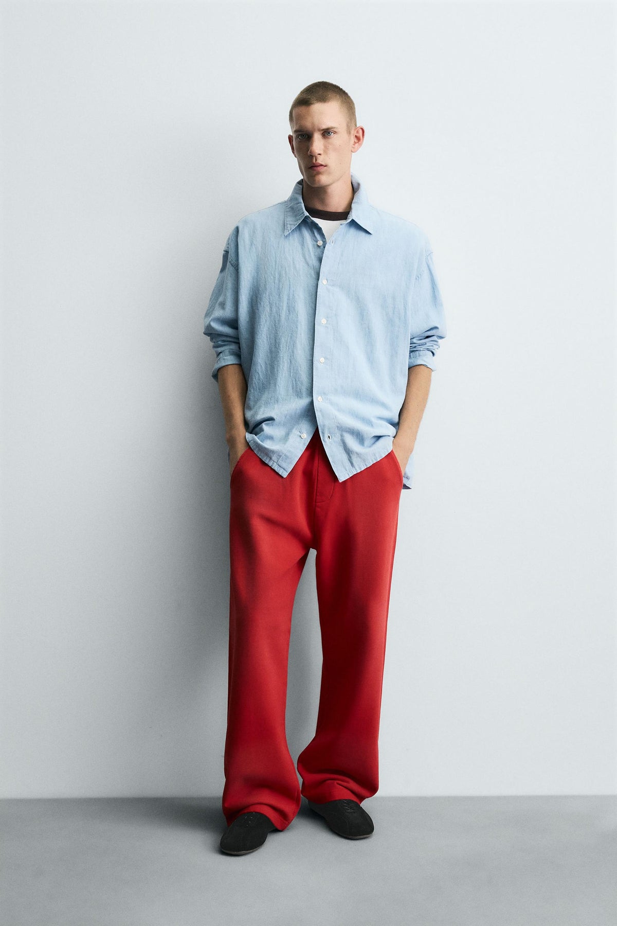 SPRAY WASH TROUSERS - Image 1