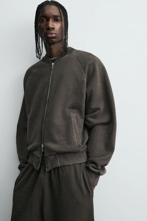 WASHED BOMBER JACKET - Image 6