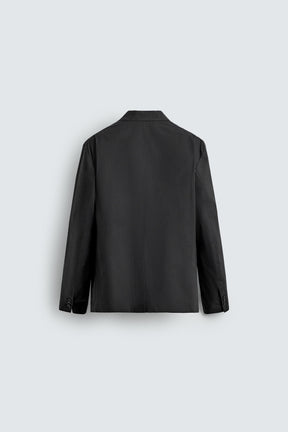 POPLIN SUIT BLAZER - Image 7